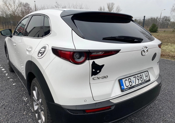 Mazda CX-30 cena 83000 przebieg: 103000, rok produkcji 2019 z Krynica Morska małe 92